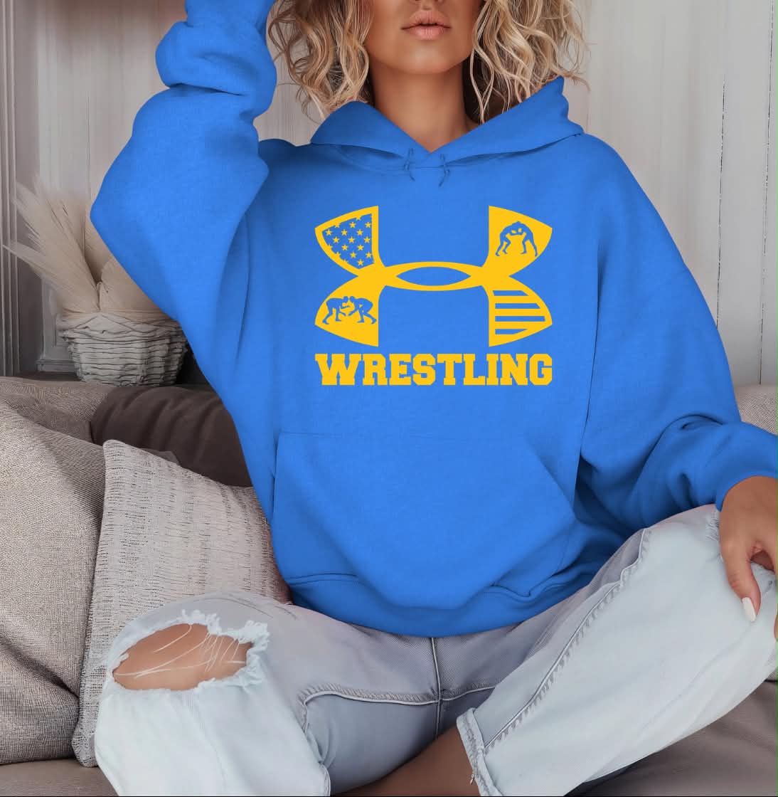 Flivver Wrestling Blue & Yellow