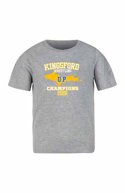 UP Champions Wrestling Front Only T Shirt