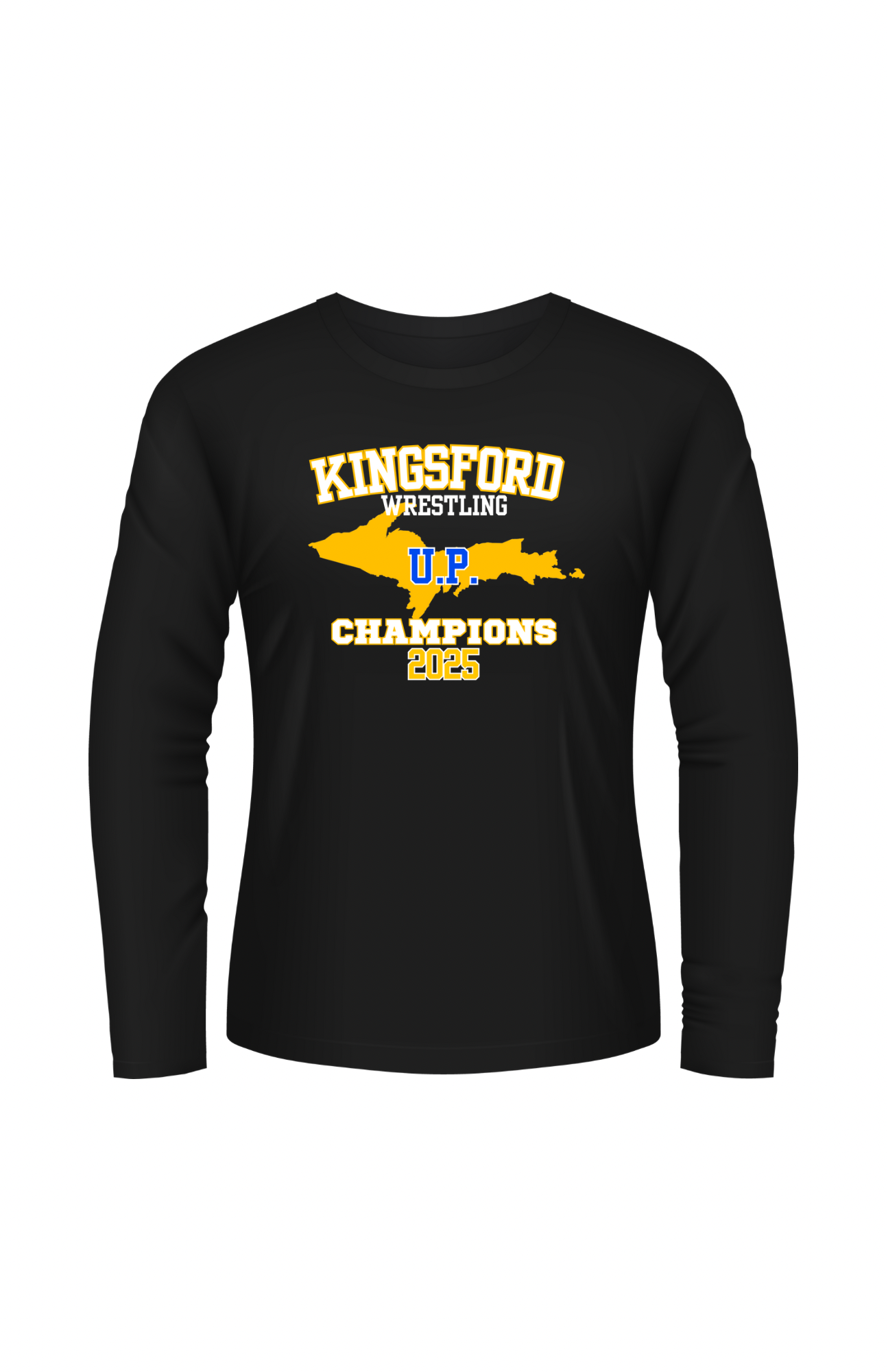 UP Champions Wrestling Front & Back Long Sleeve