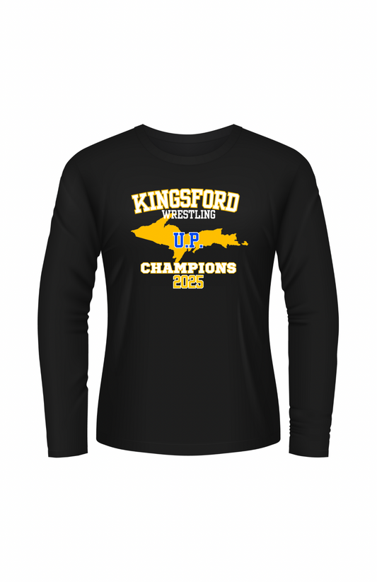 UP Champions Wrestling Front & Back Long Sleeve