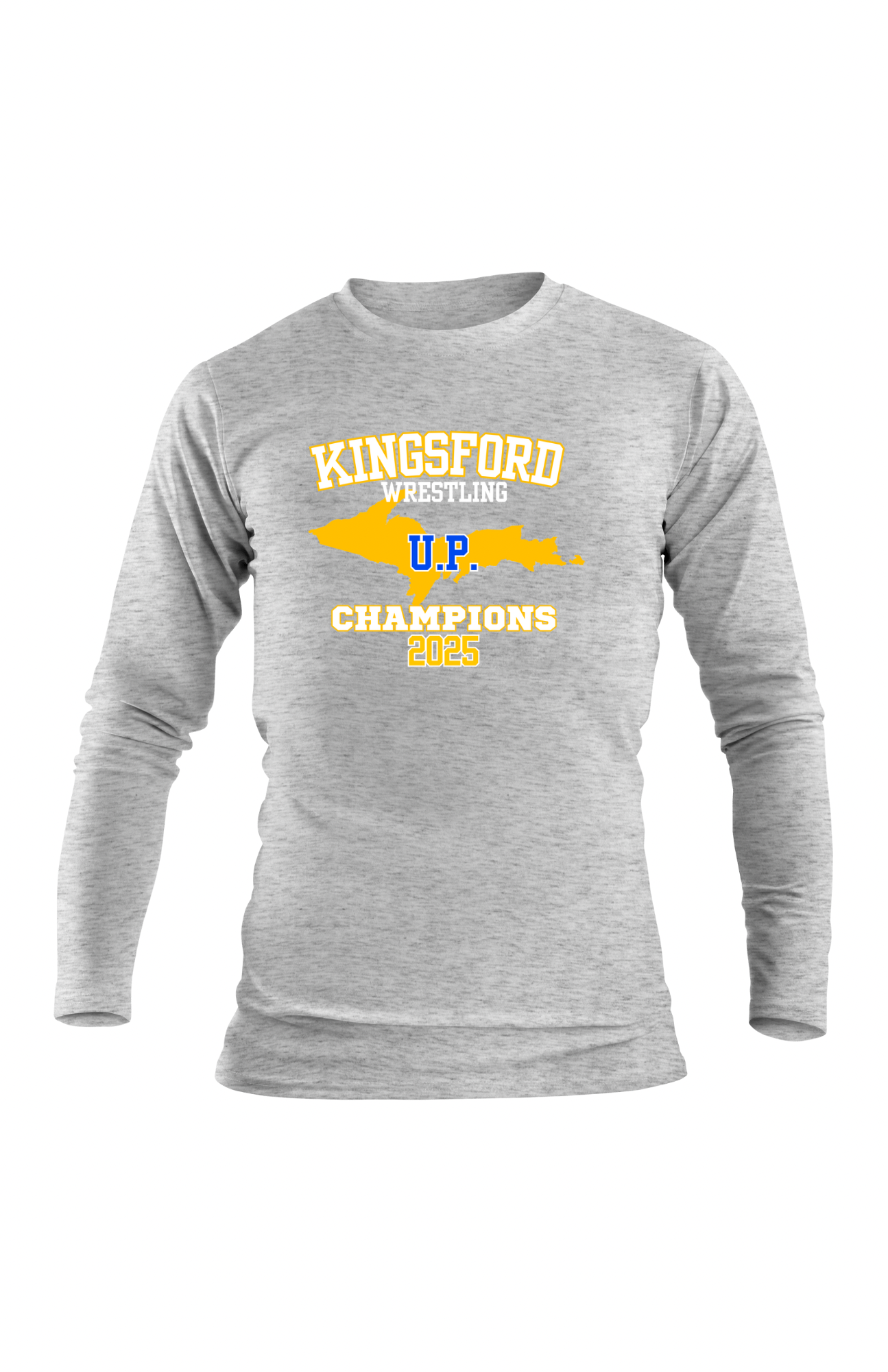 UP Champions Wrestling Front & Back Long Sleeve