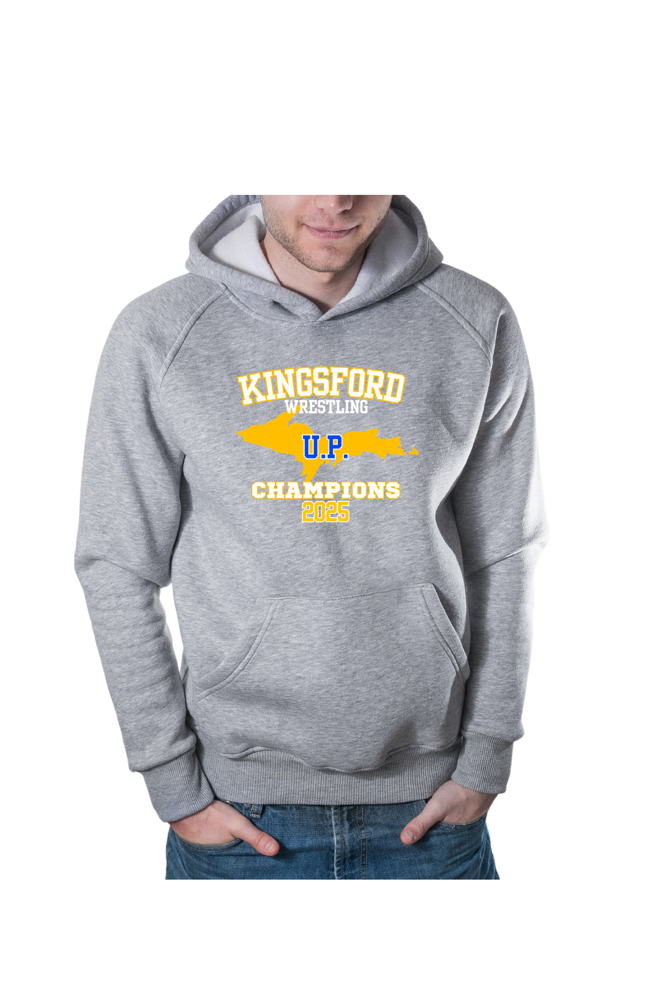 UP Champions Wrestling Front & Back Hoodie