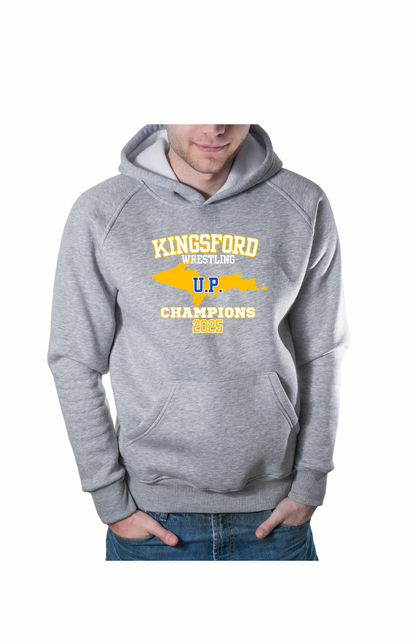 UP Champions Wrestling Front & Back Hoodie